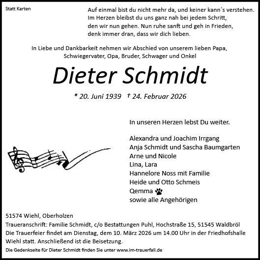 Dieter Schmidt