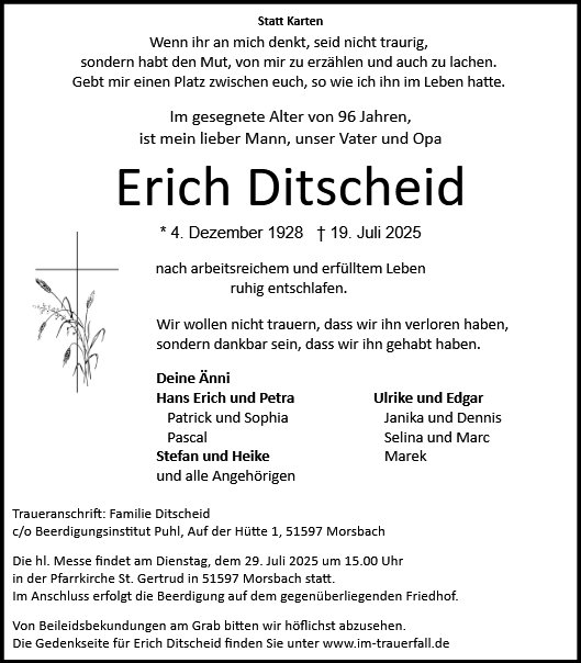 Erich Ditscheid
