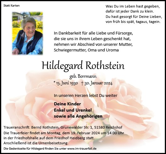 Hildegard Rothstein