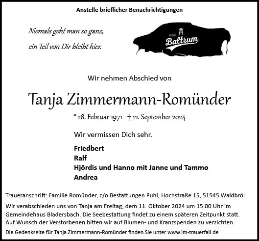 Tanja Zimmermann-Romünder