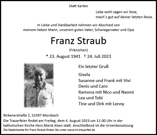 Franz Straub