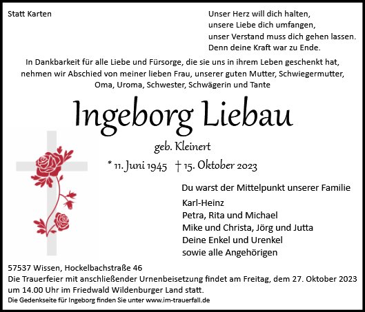 Ingeborg Liebau