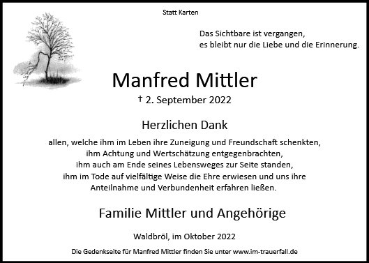 Manfred Mittler