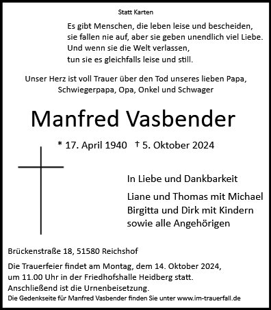 Manfred Vasbender 