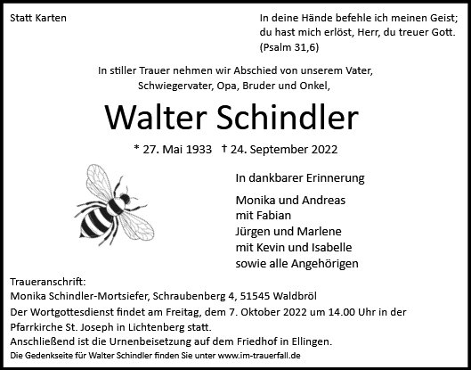 Walter Schindler 