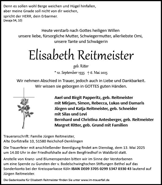 Elisabeth Reitmeister