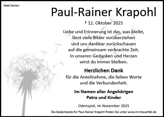 Paul-Rainer Krapohl