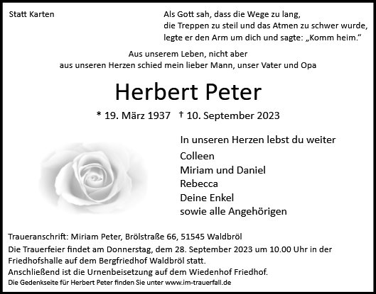 Herbert Peter