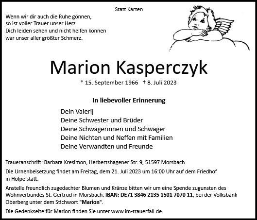Marion Kasperczyk