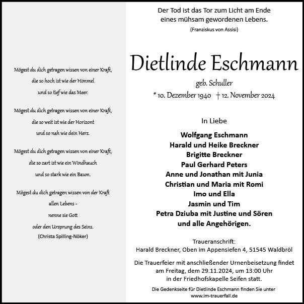 Dietlinde Eschmann