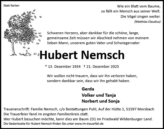 Hubert Nemsch