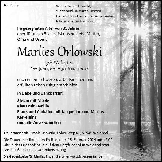 Marlies Orlowski