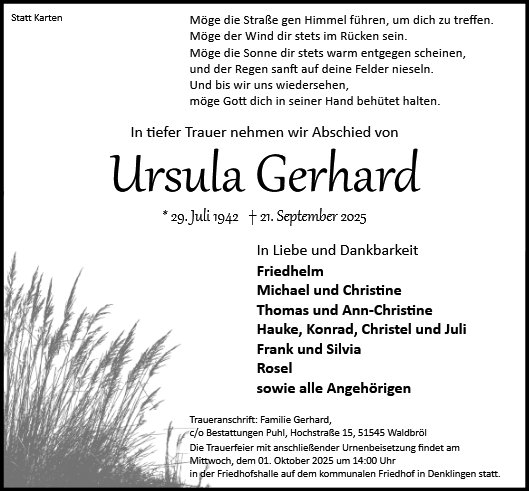 Ursula Gerhard
