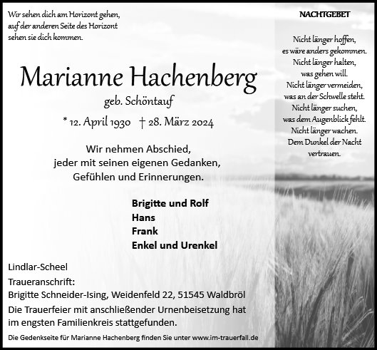 Marianne Hachenberg