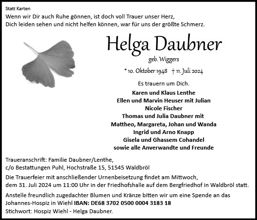 Helga Elfriede Daubner