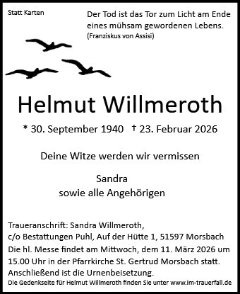 Helmut Willmeroth