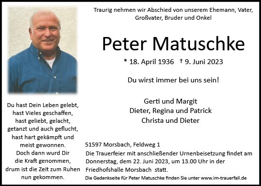 Peter Matuschke