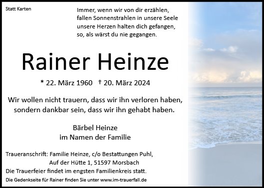 Rainer Heinze