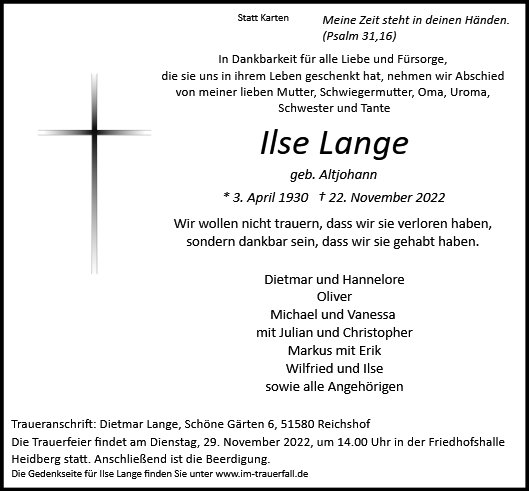 Ilse Lange