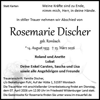 Rosemarie Discher