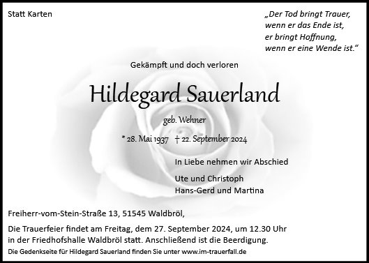 Hildegard Sauerland