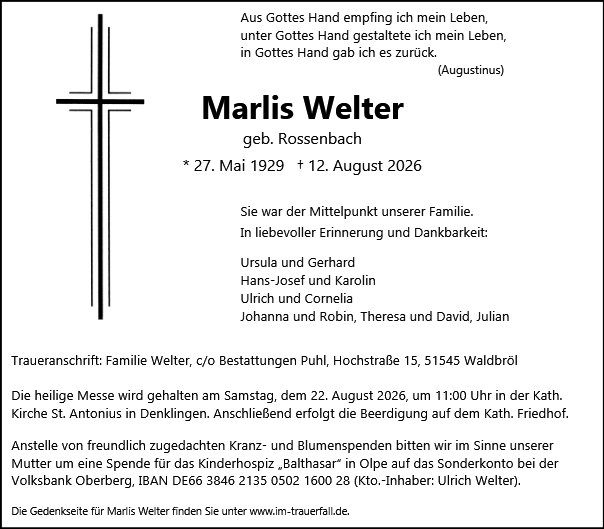 Marlis Welter