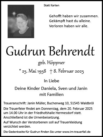 Gudrun Behrendt 