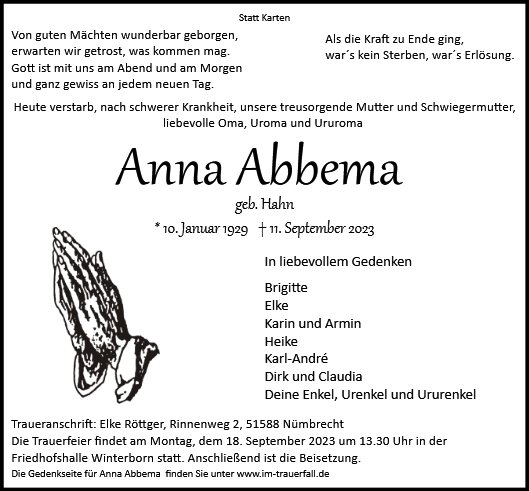 Anna Abbema 