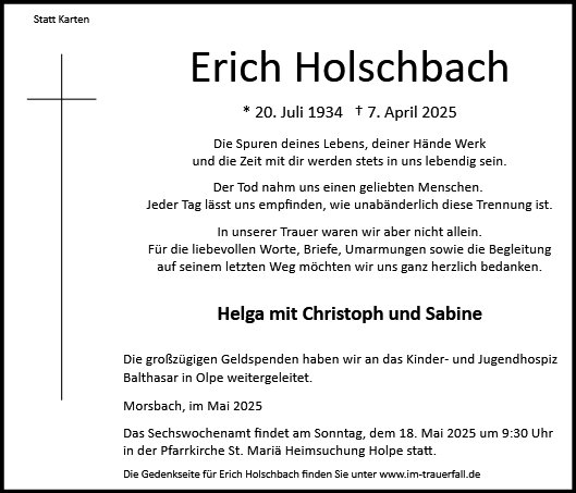 Erich Holschbach