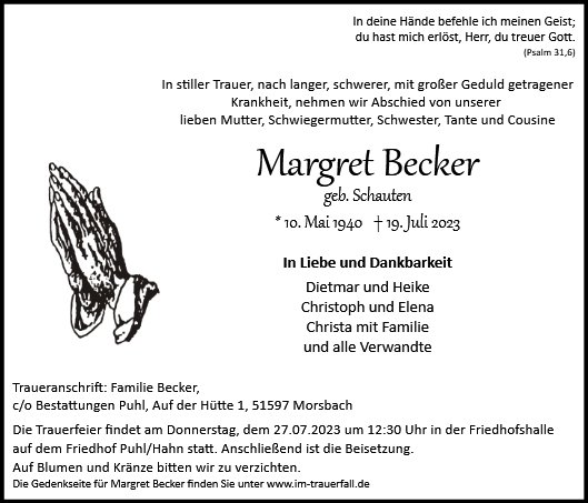 Margret Becker