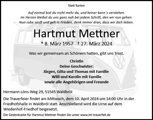 Hartmut Mettner