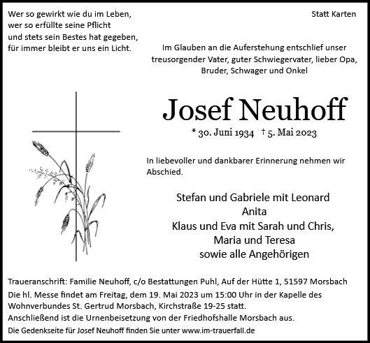 Josef Neuhoff