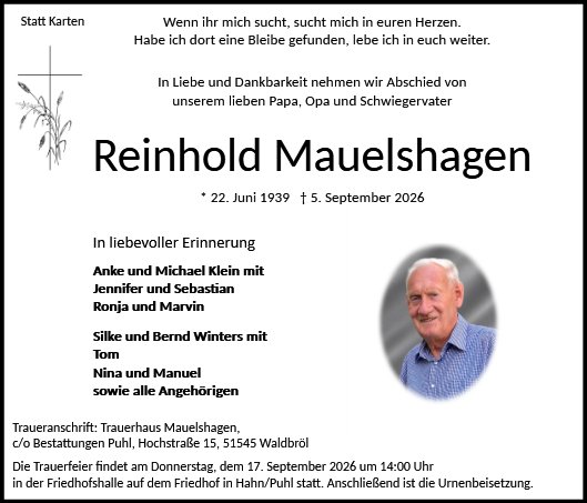 Reinhold Mauelshagen