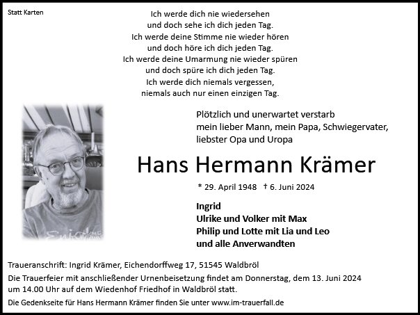 Hans Hermann Krämer