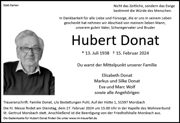 Hubert Alois Donat