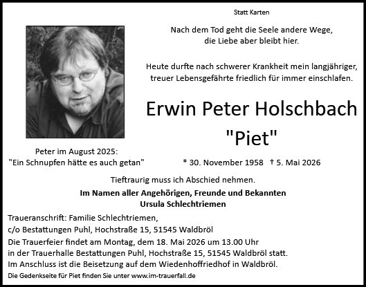 Erwin Peter Holschbach