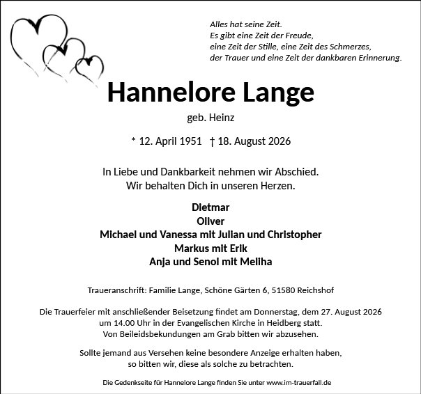 Hannelore Lange