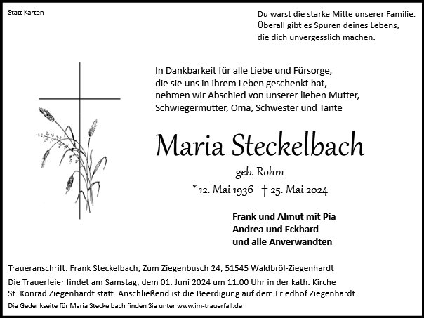 Maria Steckelbach