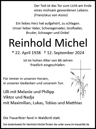 Reinhold Michel