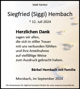 Siegfried Hembach