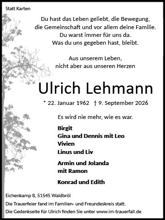 Ulrich Lehmann