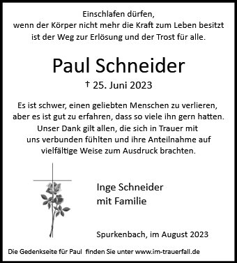 Paul Peter Schneider