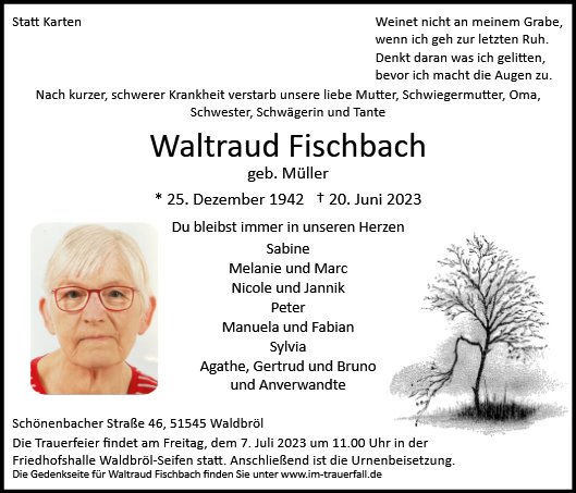 Waltraud Fischbach