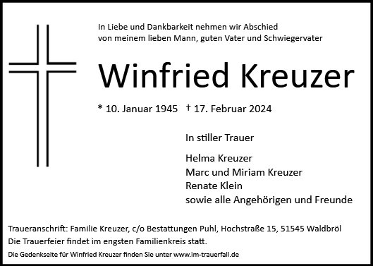Winfried Kreuzer