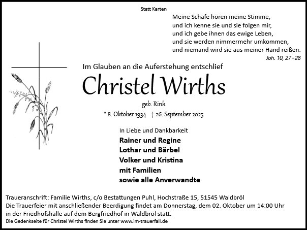 Christel Wirths