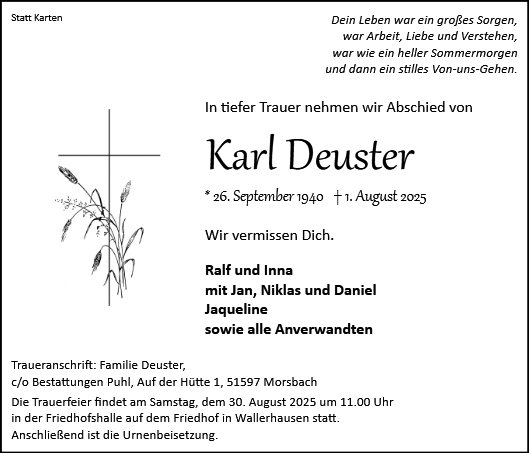 Karl Deuster