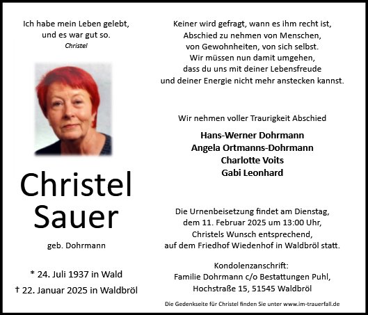 Christel Sauer