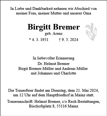 Birgitt Bremer