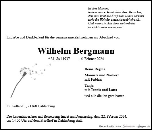Wilhelm Bergmann