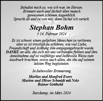 Stephan Bohm